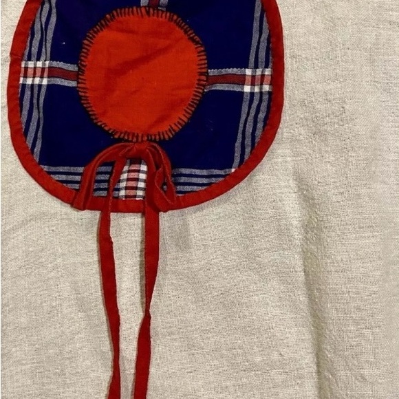 VTG 1950’s Hand Sewn Apron with Liftable Skirt. Whimsical, Retro - Picture 4 of 4